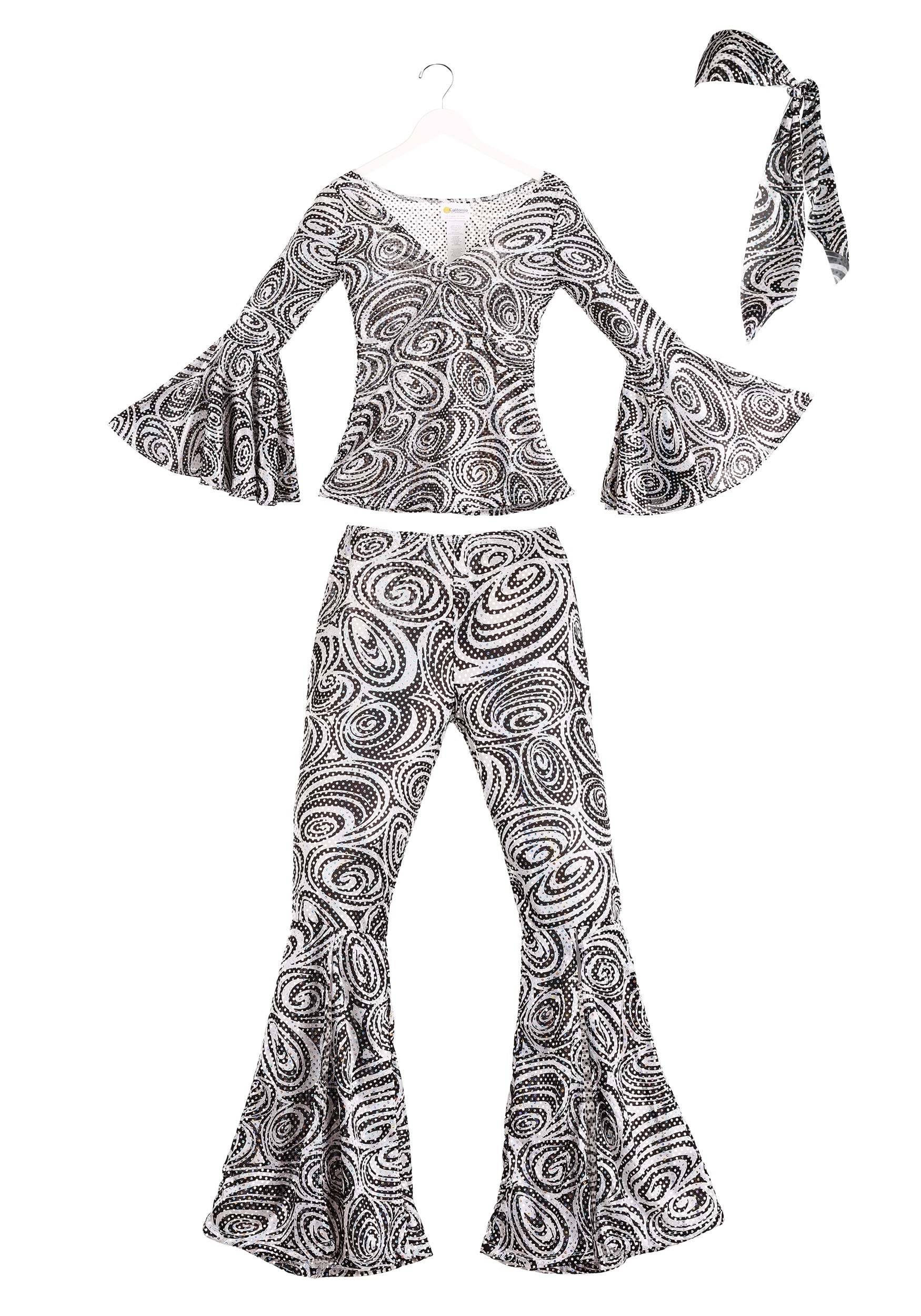 Foxy Disco Lady Fancy Dress Costume For Women