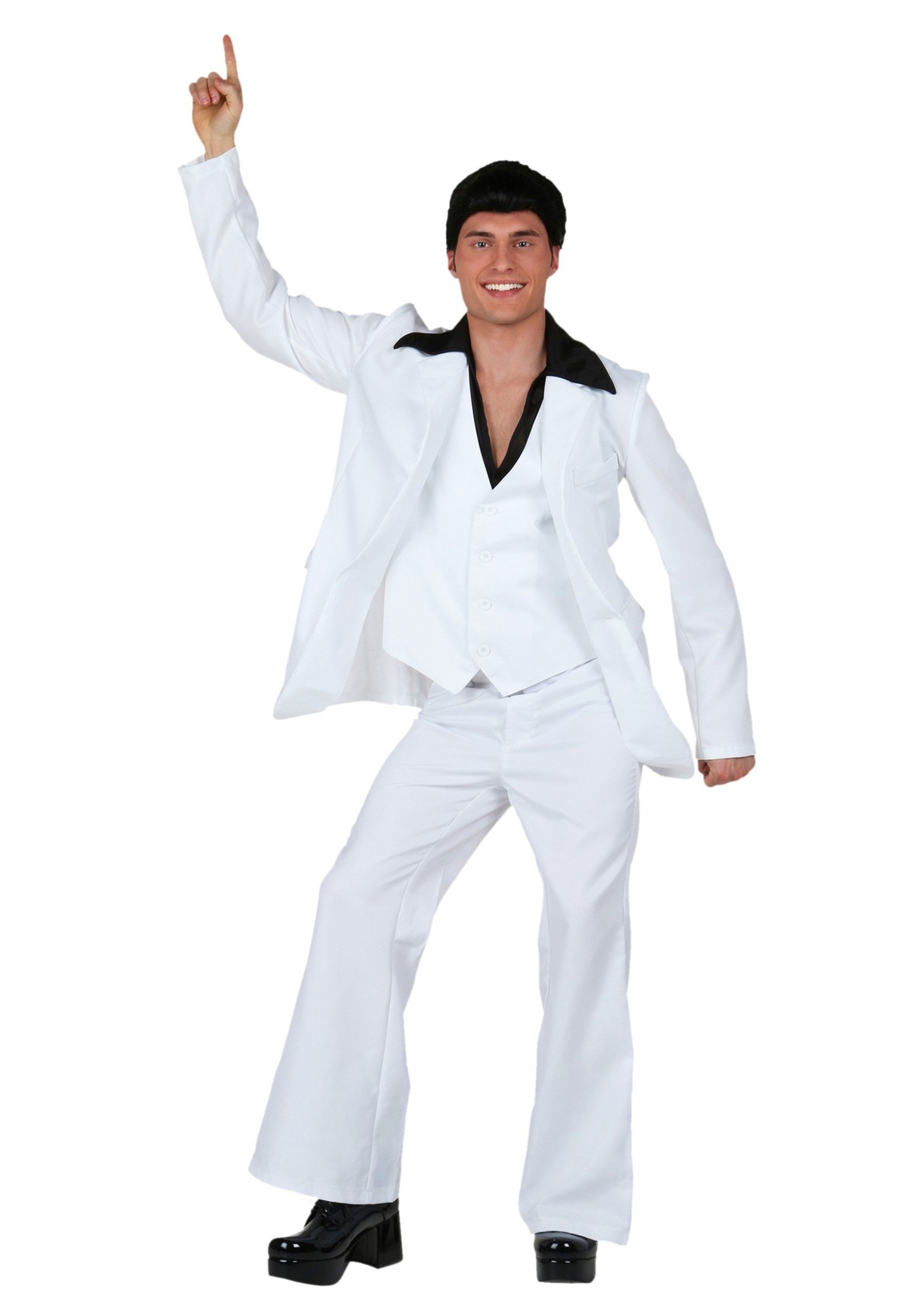 Adult Deluxe Saturday Night Fever Fancy Dress Costume