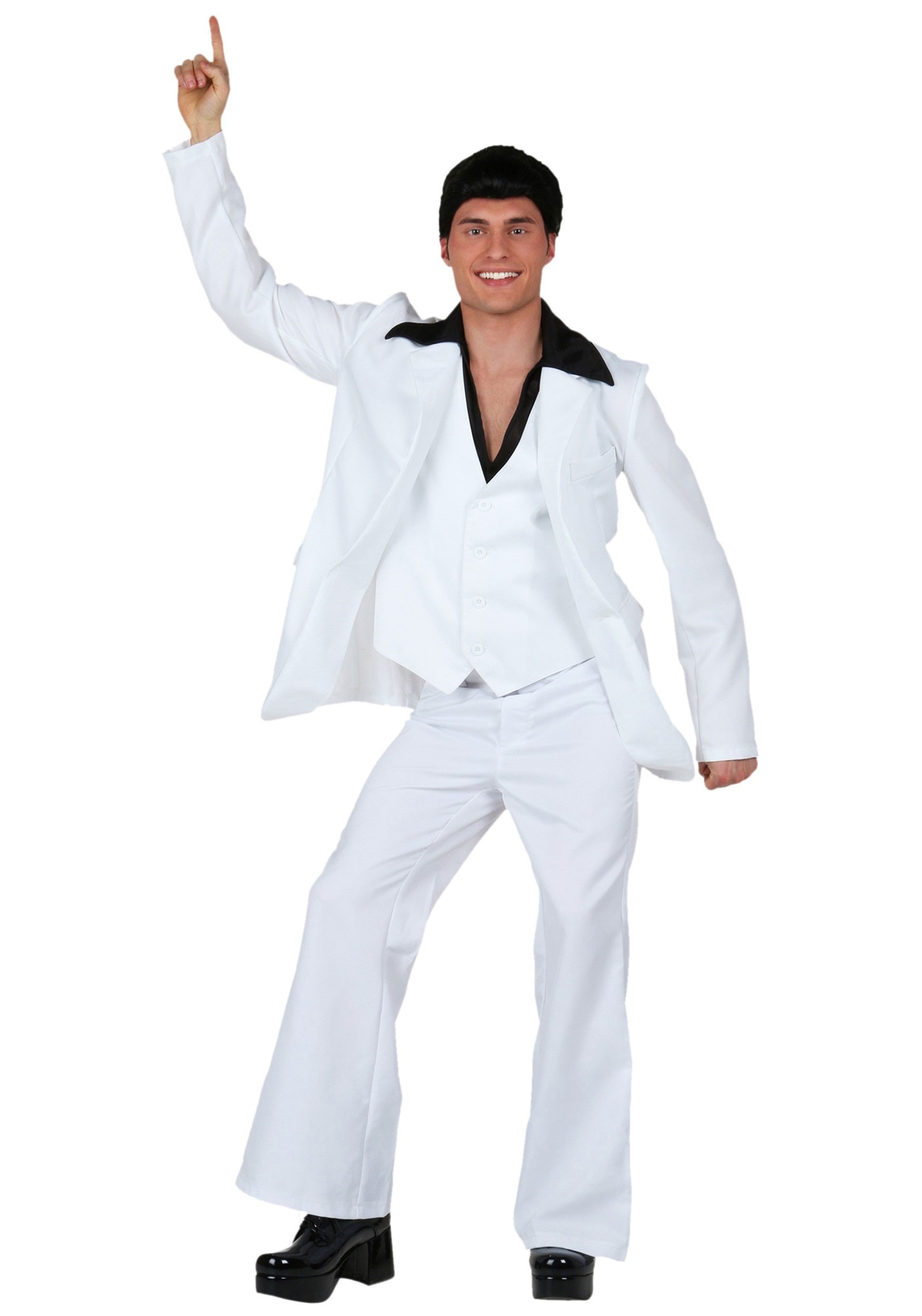 Plus Size Deluxe Saturday Night Fever Fancy Dress Costume | Exclusive