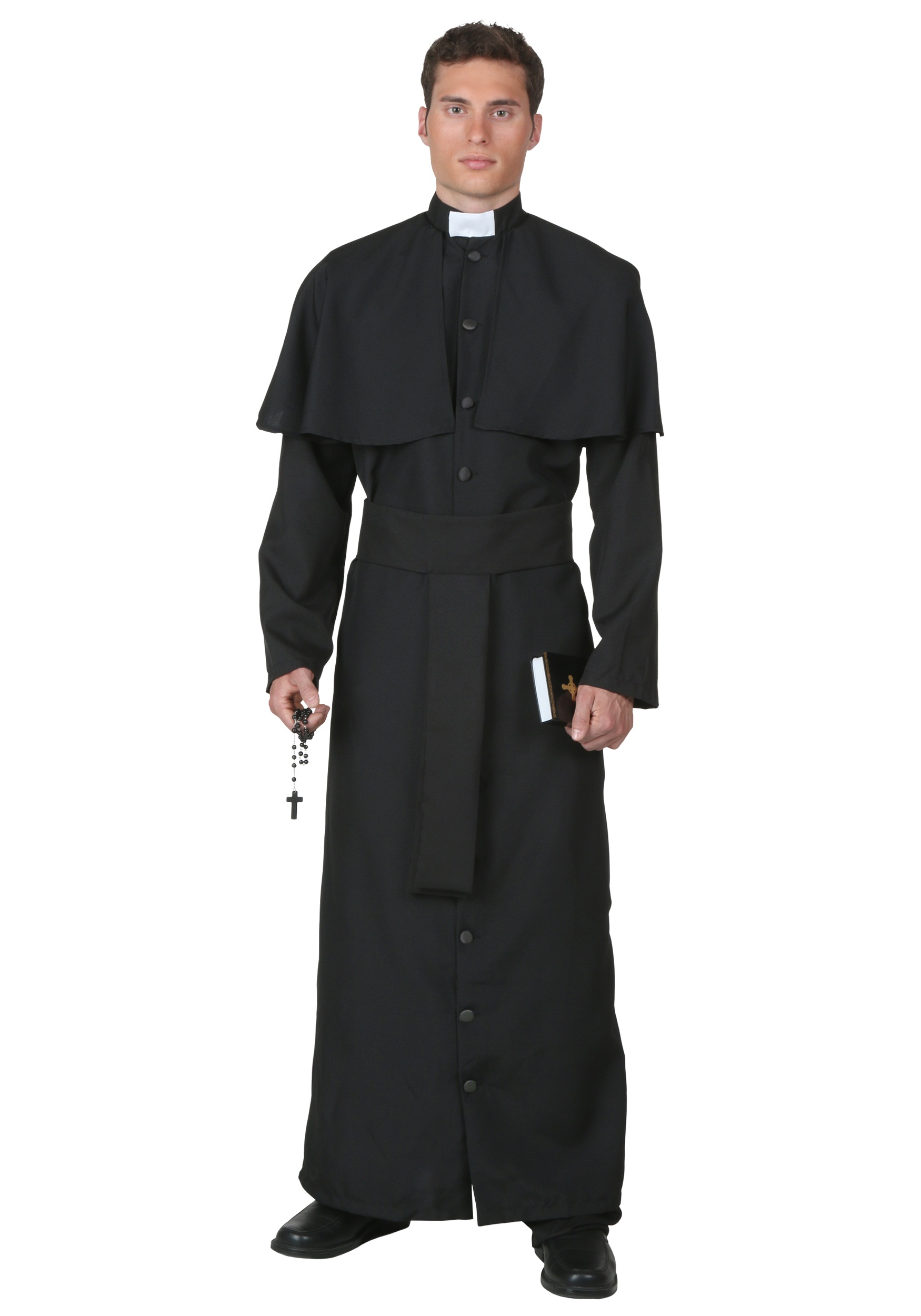 Deluxe Priest Fancy Dress Costume , Religious Adult Fancy Dress Costumes , Exclusive