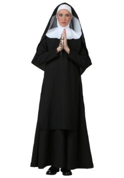 Deluxe Nun Plus Size Women's Costume