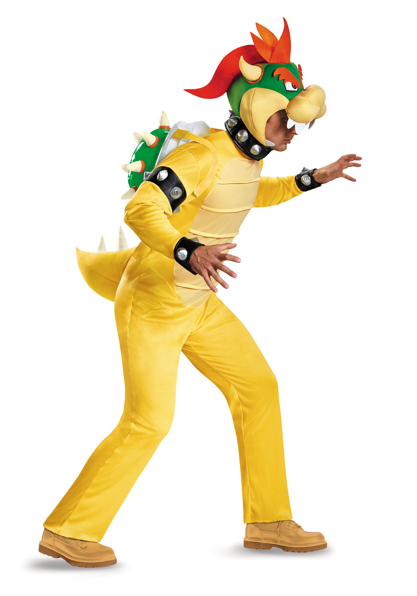 Deluxe Bowser Fancy Dress Costume For Plus Size