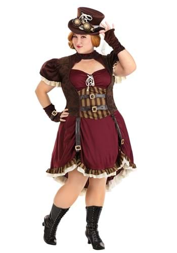 Steampunk Lady Plus Size Costume