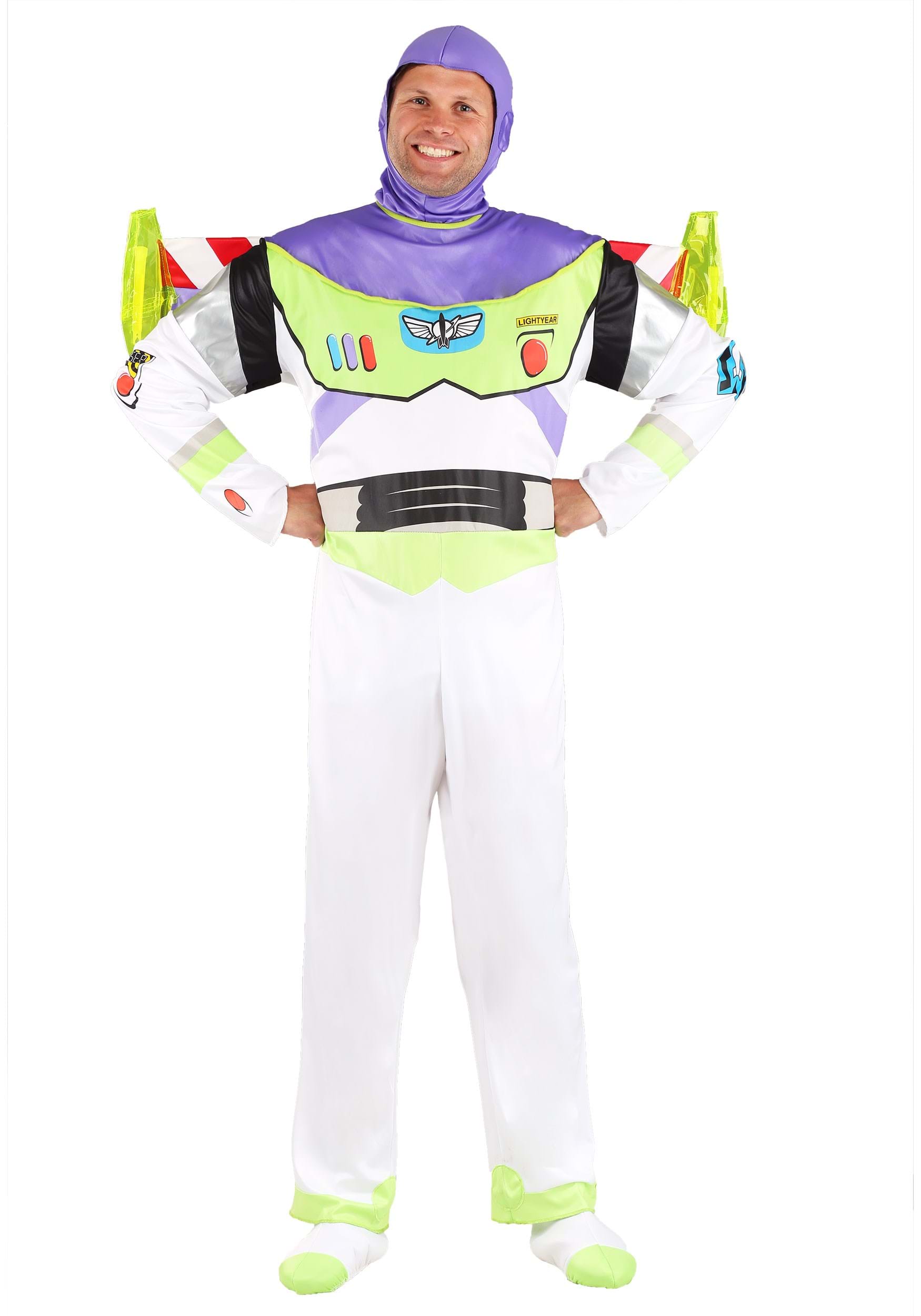 Deluxe Disney Toy Story Buzz Lightyear Men's Fancy Dress Costume , Disney Fancy Dress Costumes