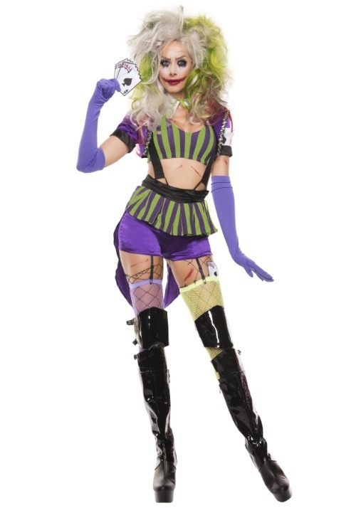 Womens Sexy Mad Villain Costume