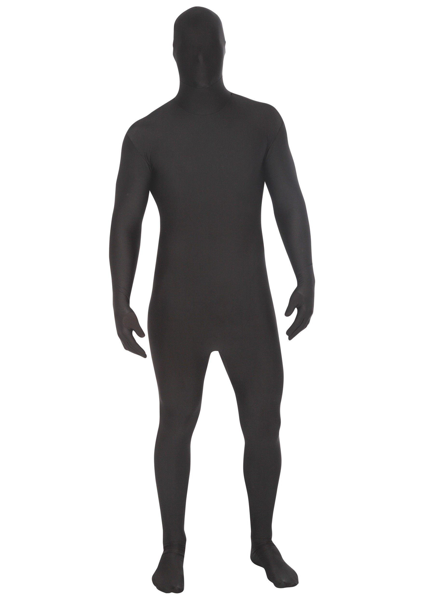 Black Morphsuit Fancy Dress Costume For Adults