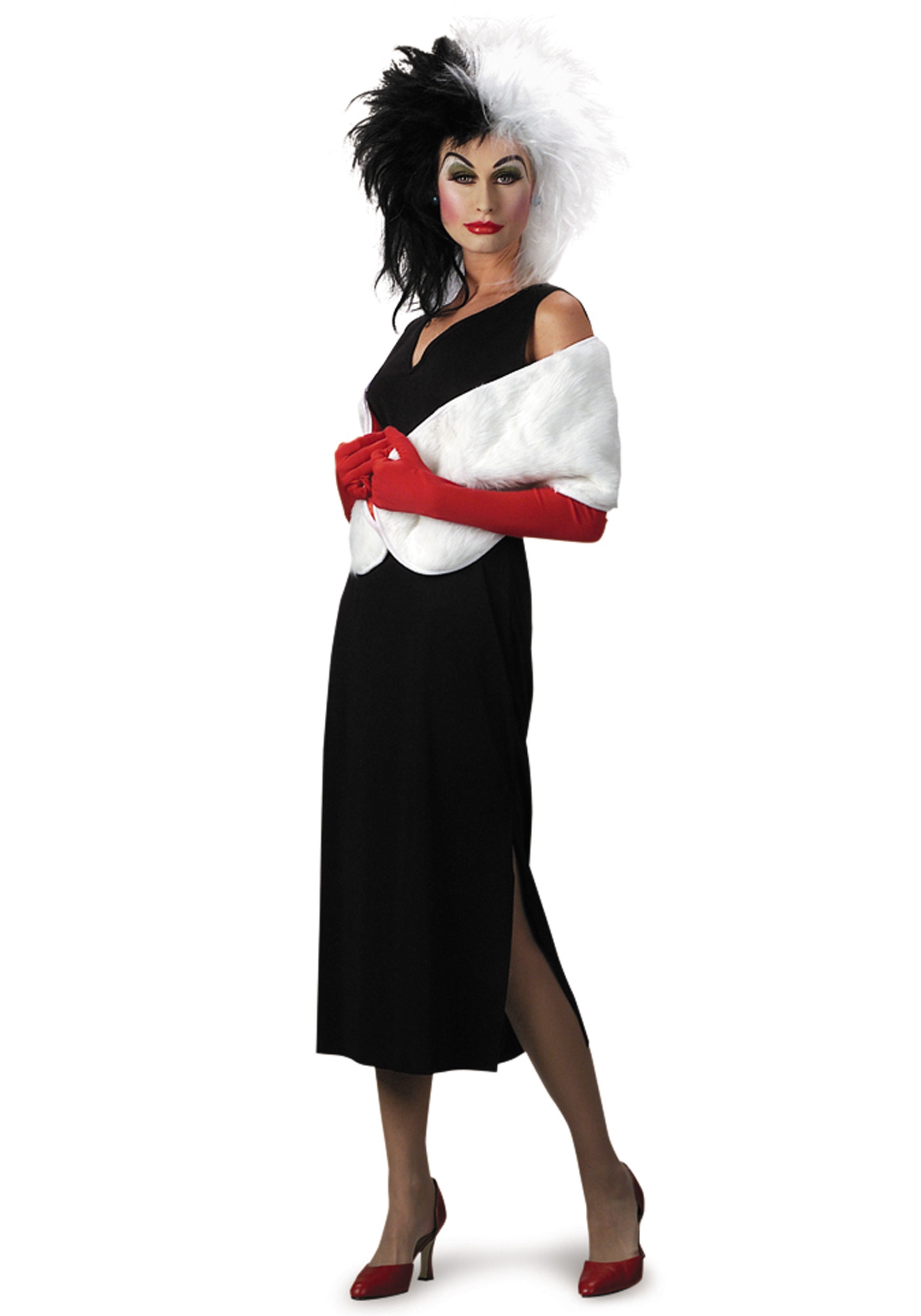 Cruella De Vil Adult Fancy Dress Costume