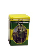 John Deere Moline Square Lock-Top Tin