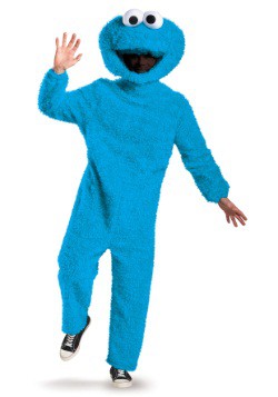 Adult Plus Size Prestige Cookie Monster Costume