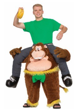 Ride On Monkey Adult Costume
