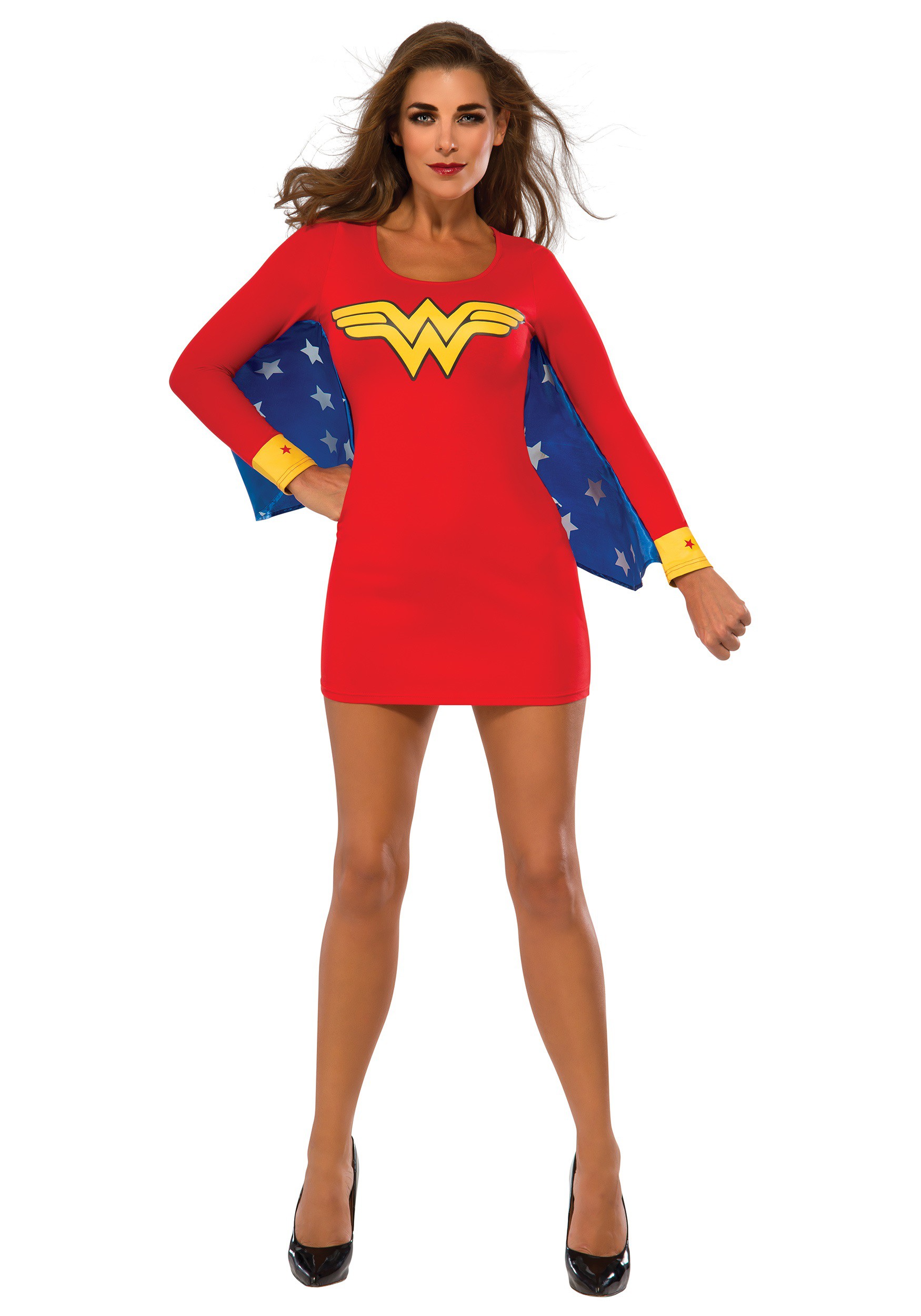 Women's Wonder Woman Wings Dress Fancy Dress Costume