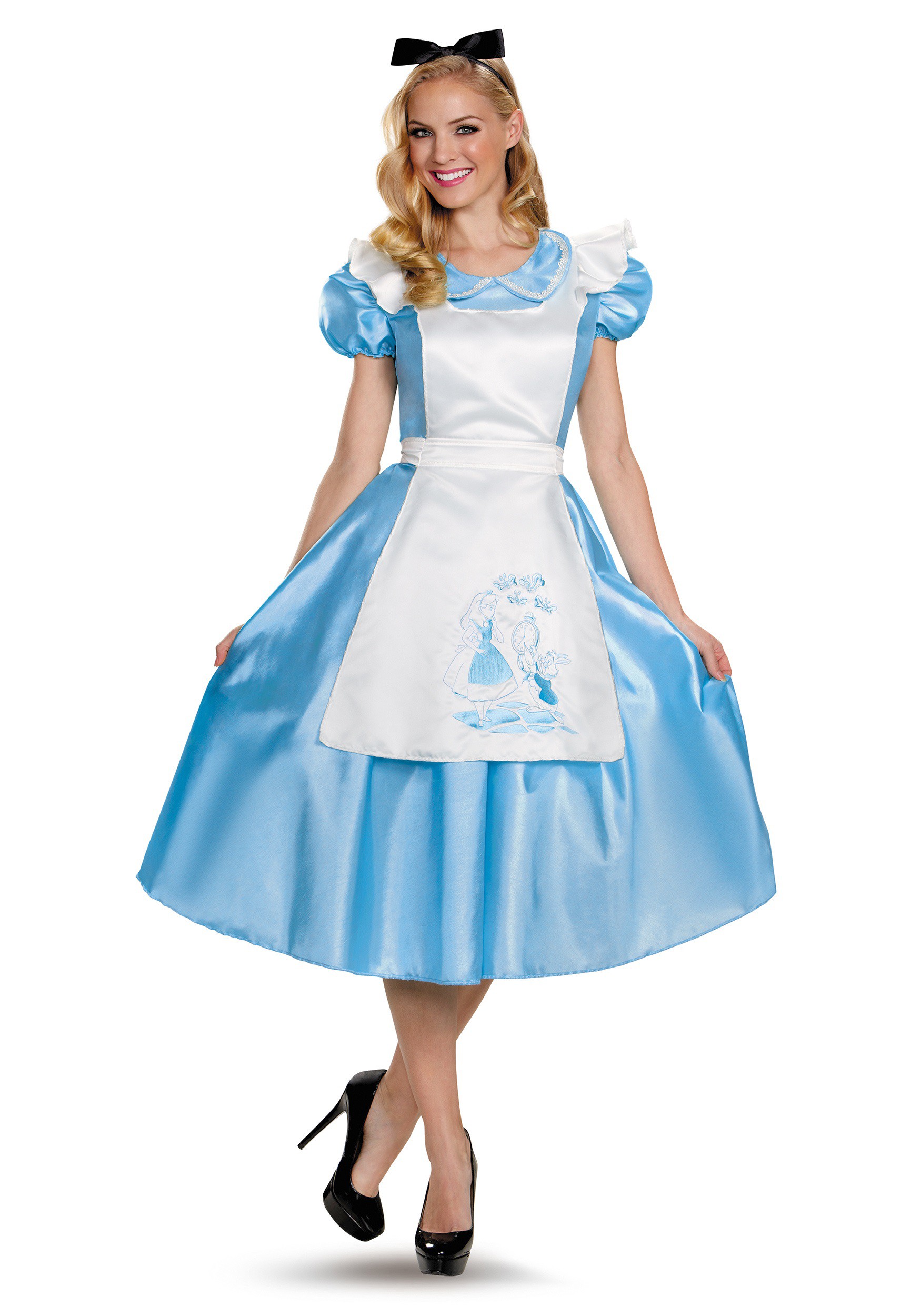Alice Deluxe Adult Fancy Dress Costume , Alice In Wonderland Fancy Dress Costumes
