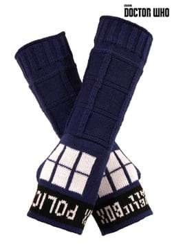 TARDIS Armwarmers Blue