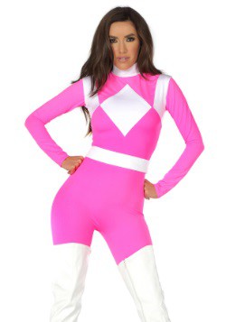 Women's Dominance Action Figure Pink Catsuit