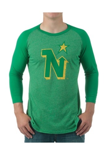 North Stars Retro Triblend Men's Raglan Shirt
