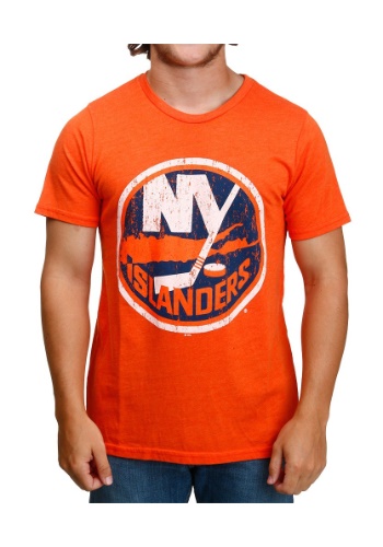 New York Islanders Orange Men's T-Shirt