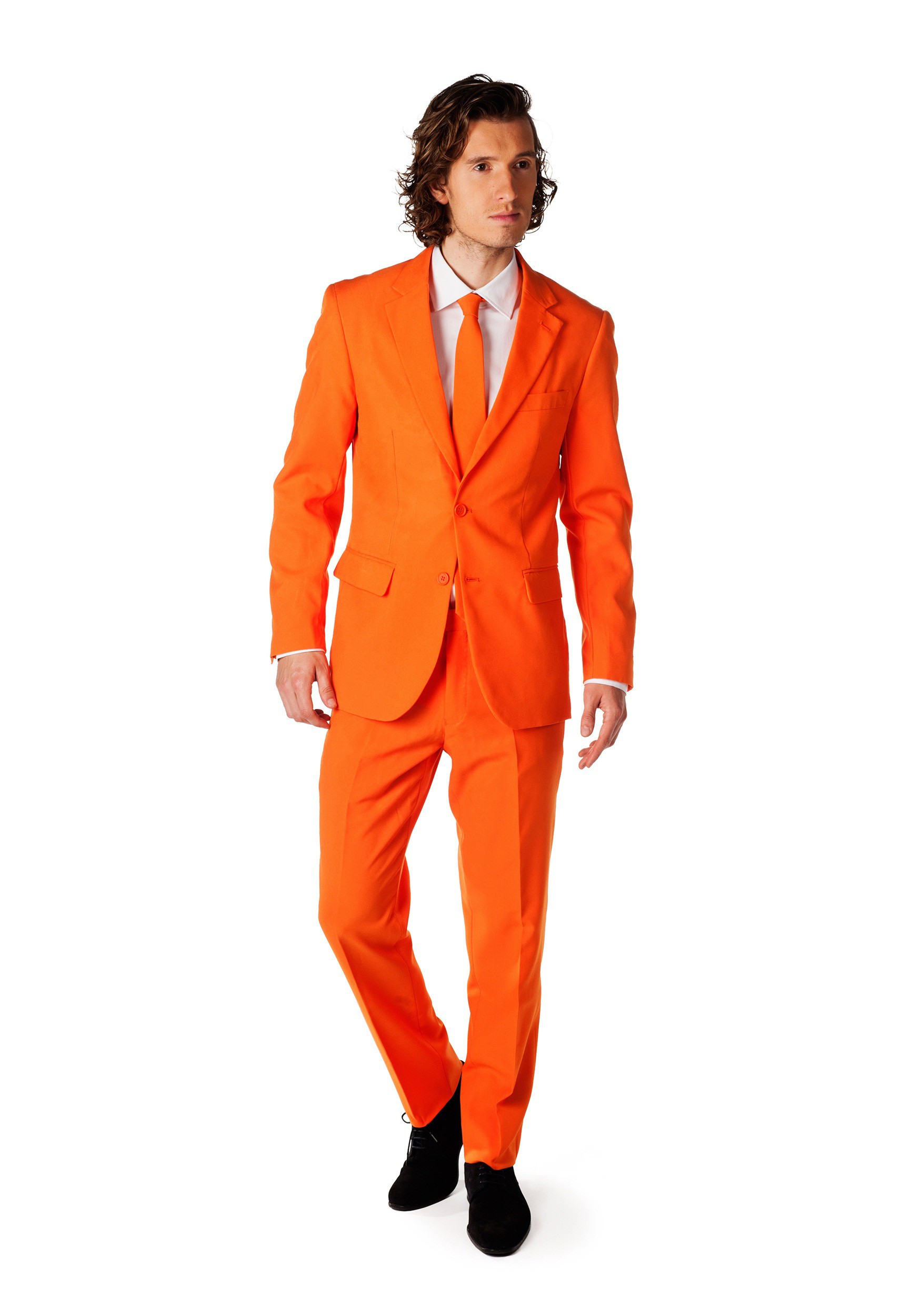Men's OppoSuits Orange Fancy Dress Costume Suit