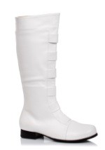 Adult White Superhero Boot