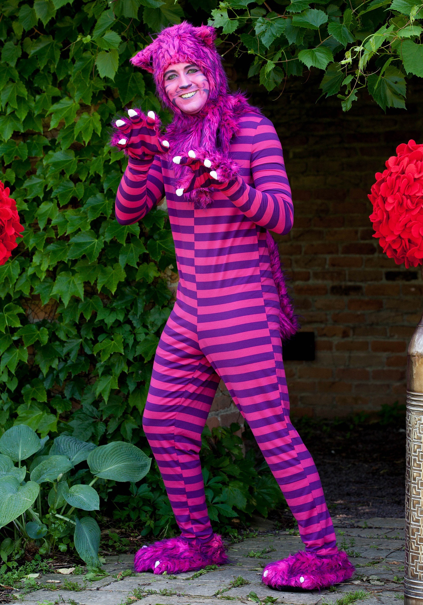 Deluxe Adult Cheshire Cat Fancy Dress Costume