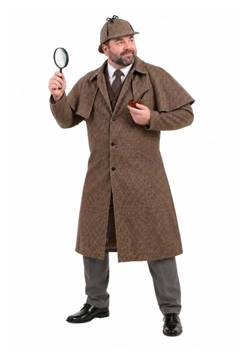 Plus Size Sherlock Holmes Costume Main 2