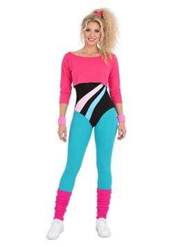 Womens 80s Workout Girl Costume Main 2
