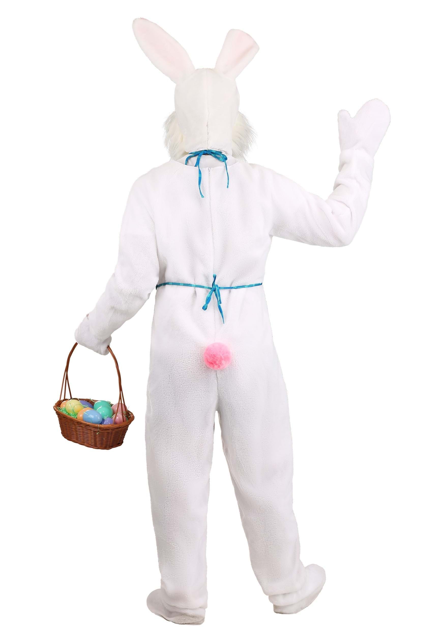 Mascot Easter Bunny Fancy Dress Costume For Plus Size Adults , Exclusive Holiday Fancy Dress Costumes