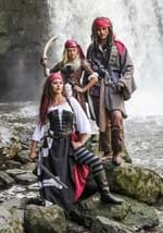 Women's Pirate Flag Gypsy Costume Alt 11