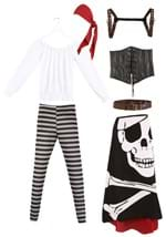 Women's Pirate Flag Gypsy Costume Alt 14