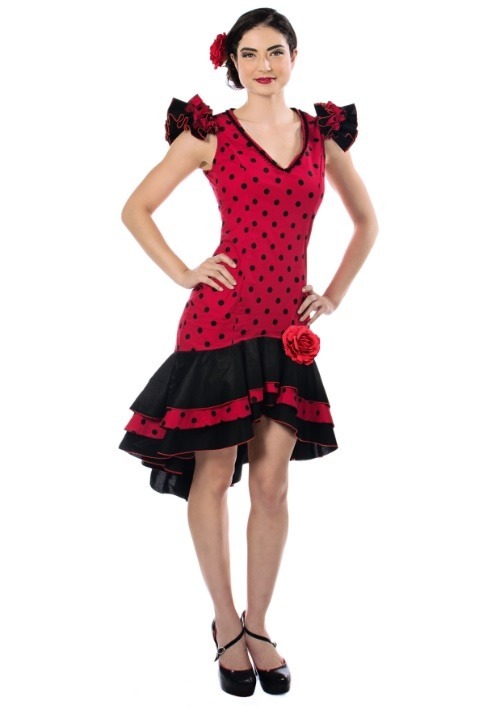 Spanish Salsa Dancer Costume