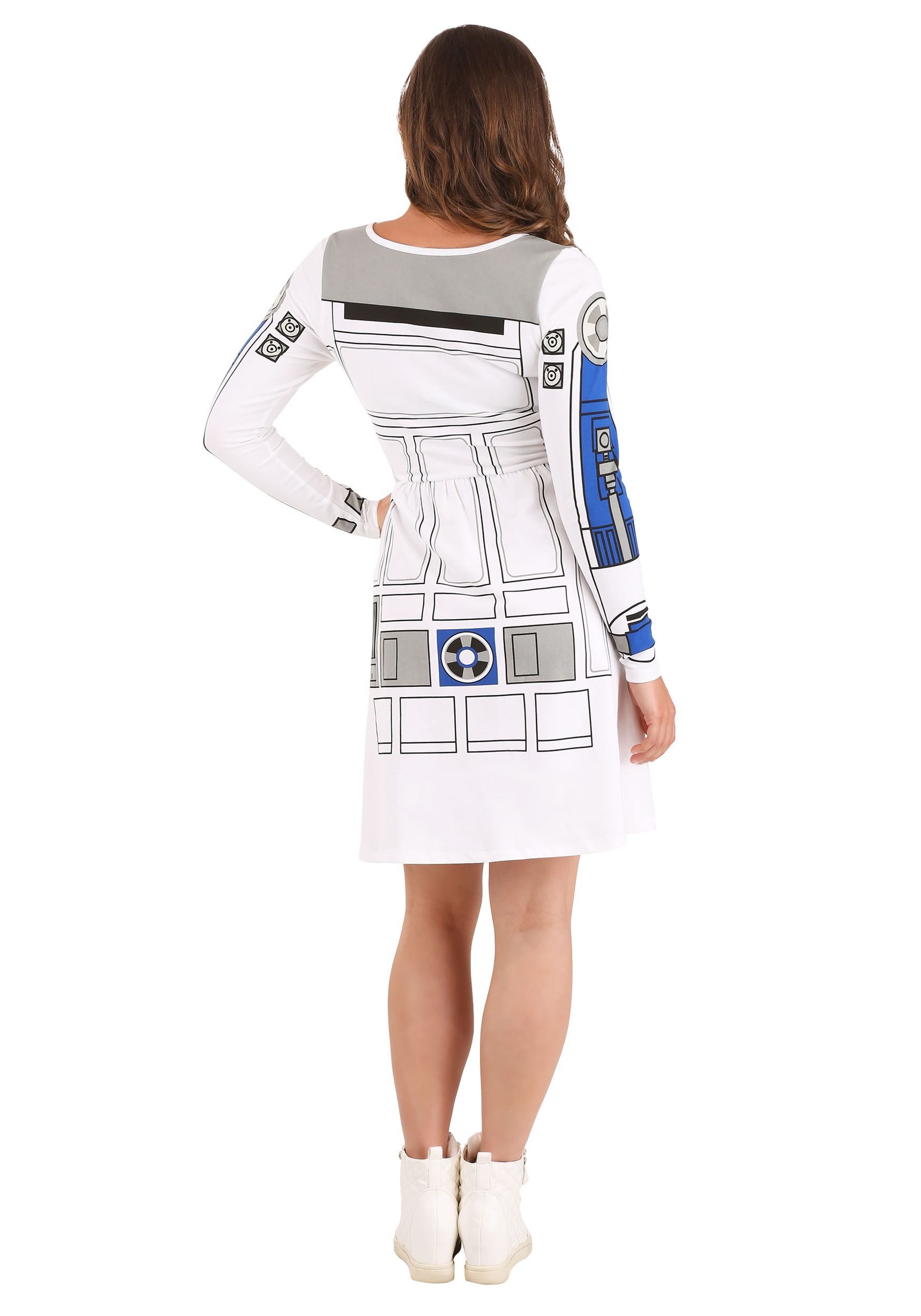 Star Wars I Am R2D2 Skater Dress For Womens Fancy Dress Costume