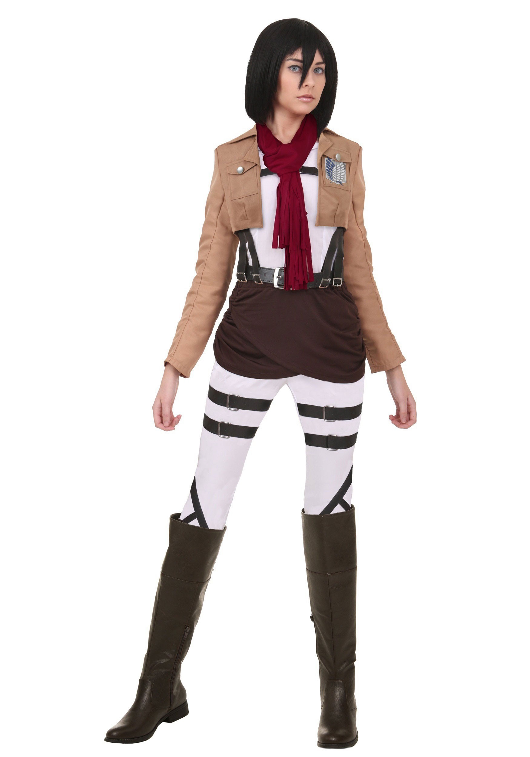 Attack on Titan Mikasa Fancy Dress Costume