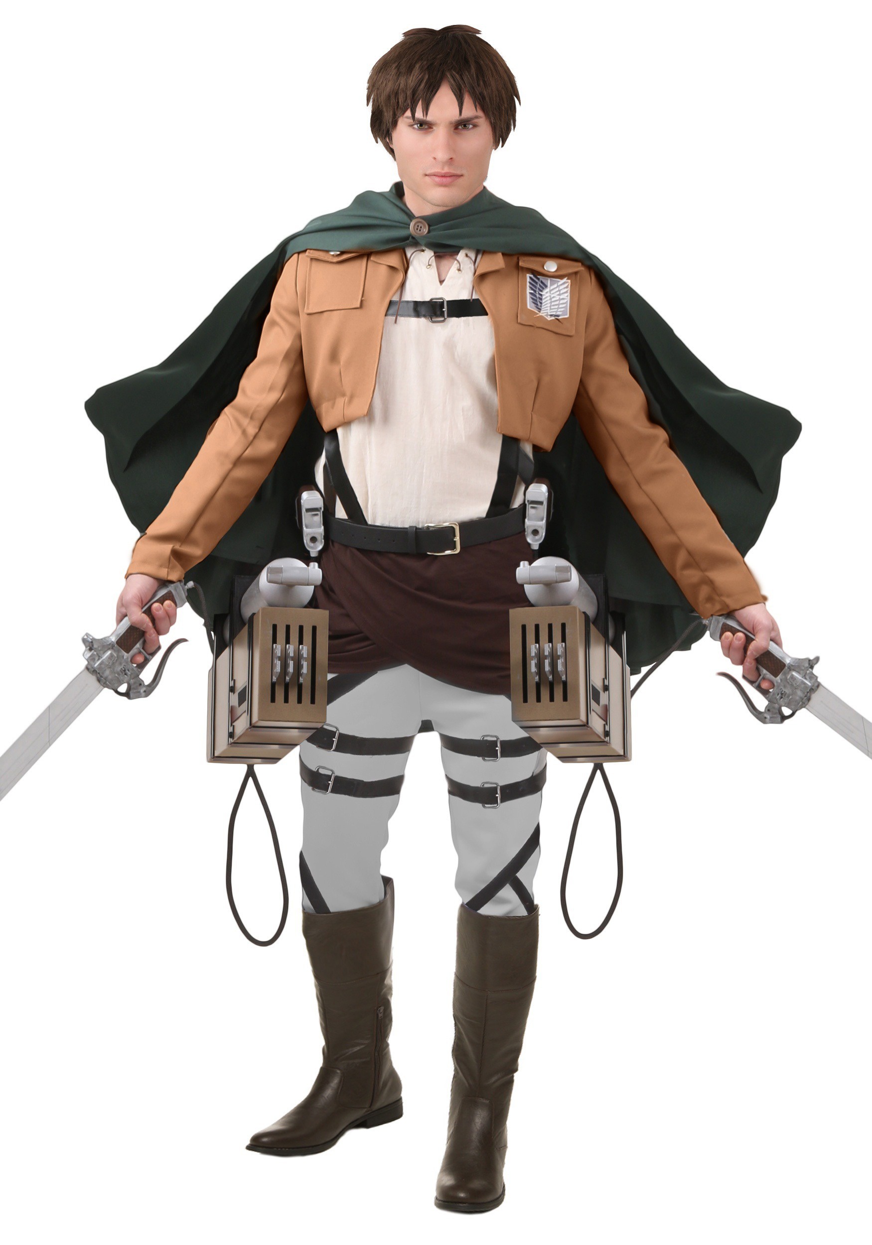 Deluxe Attack on Titan Eren Yaeger Fancy Dress Costume