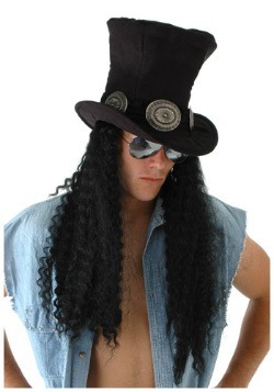 Guitarist Superstar Hat with Hair