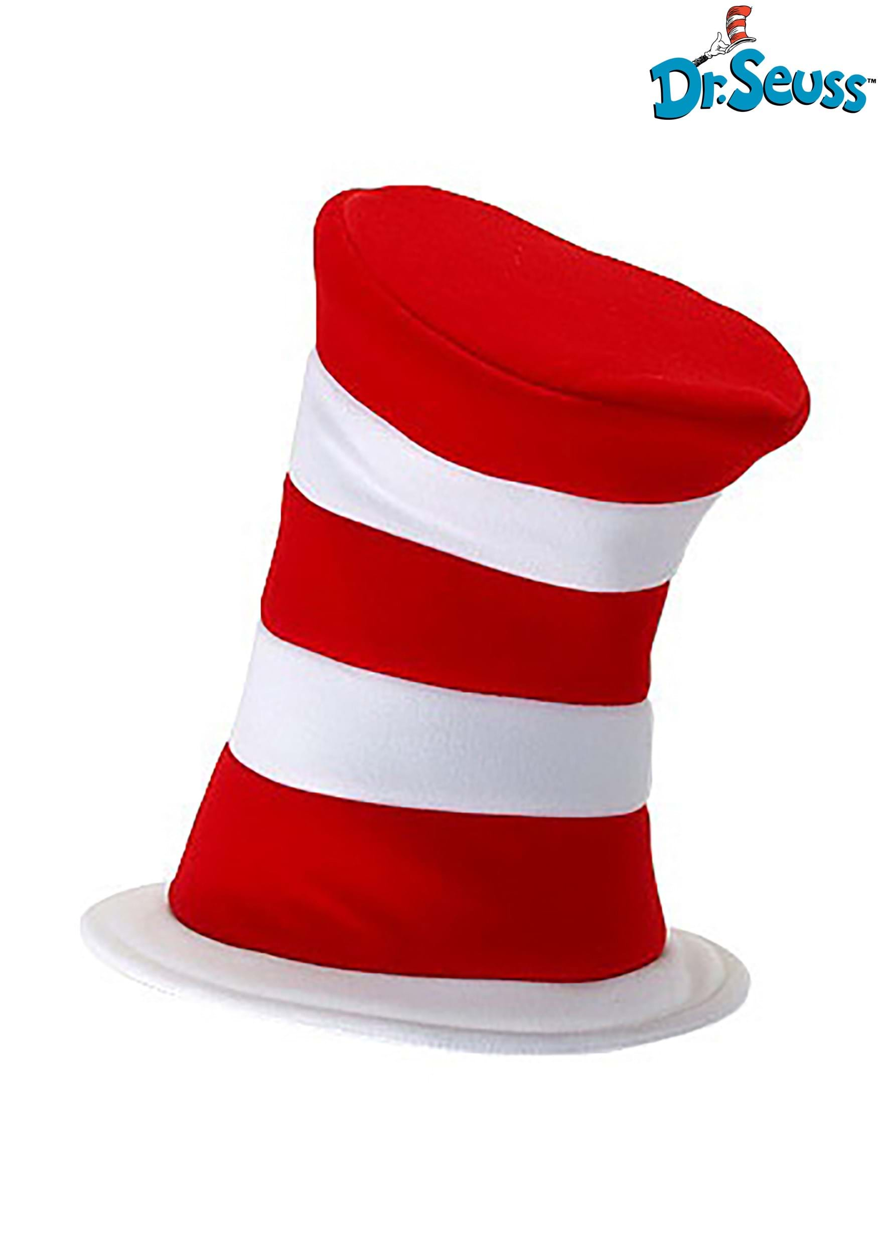 Deluxe Dr. Seuss Cat in the Hat Plush Velboa Hat for Adults