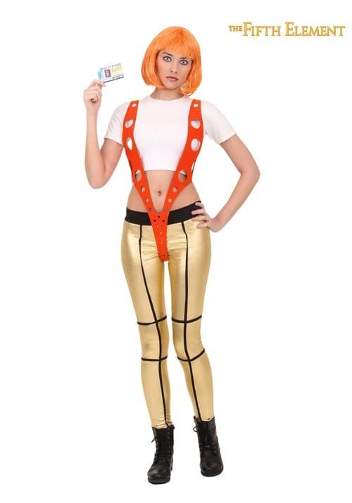 5th Element Leeloo Orange Harness Costume