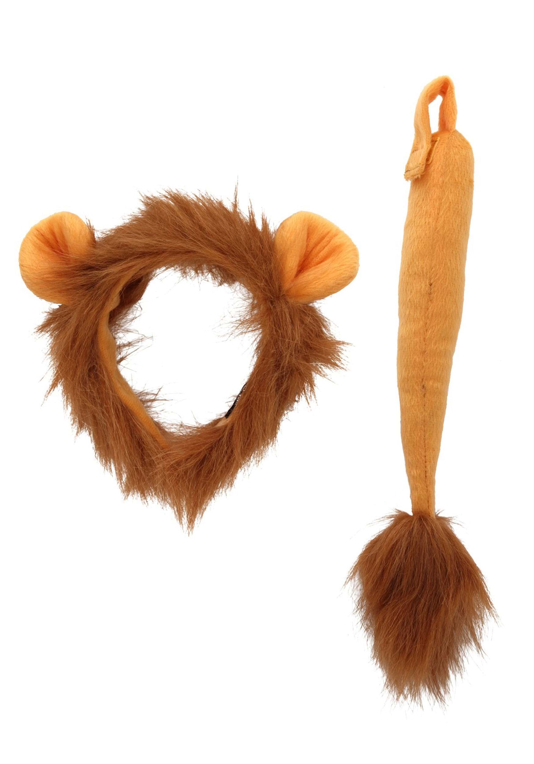 Lioness Tail And Ears Fancy Dress Costume Kit , Animal Accessories