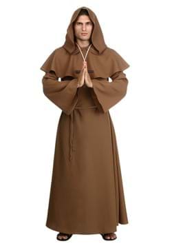 Mens Brown Monk Robe-1