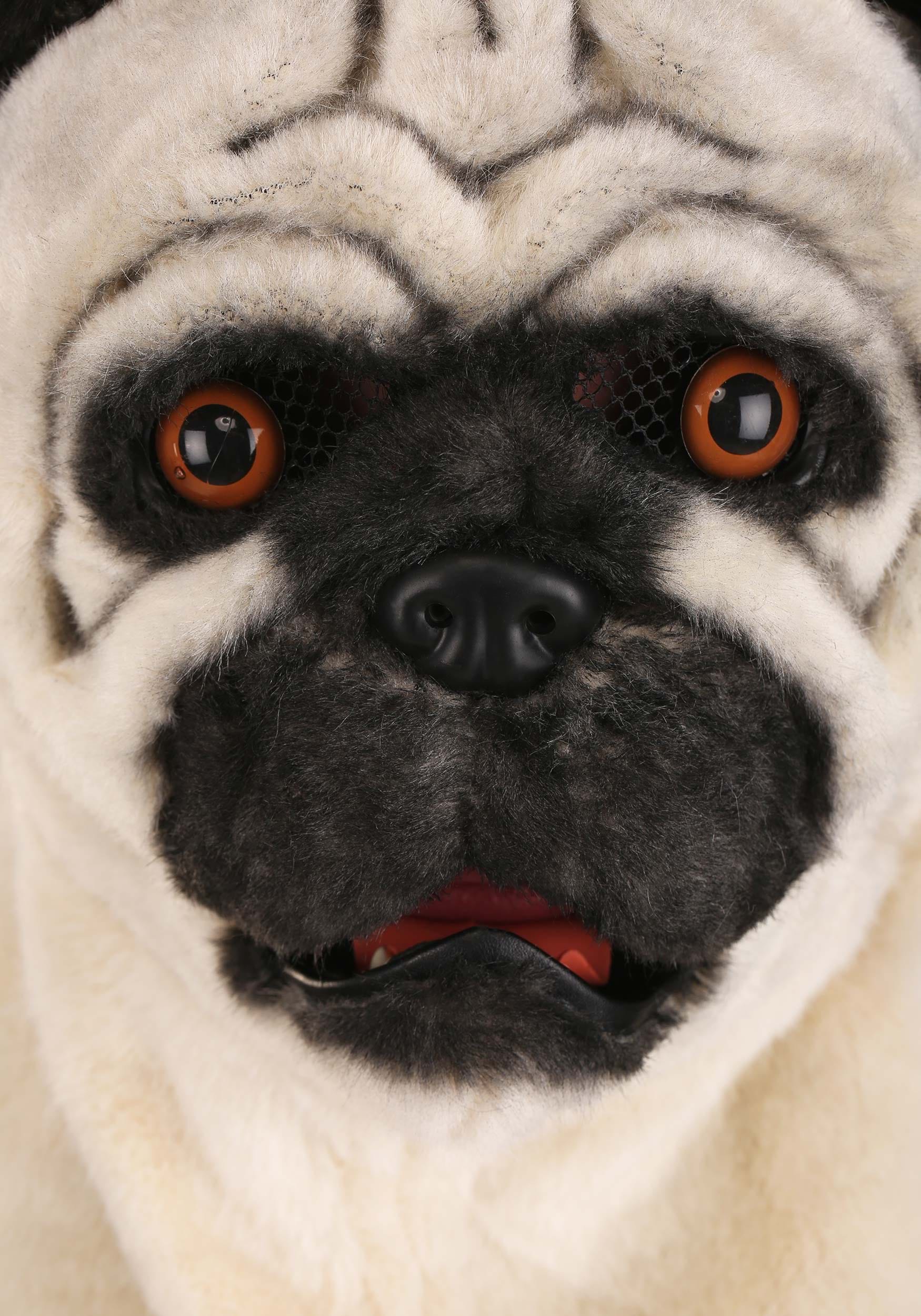 Mouth Mover Pug Adult Mask