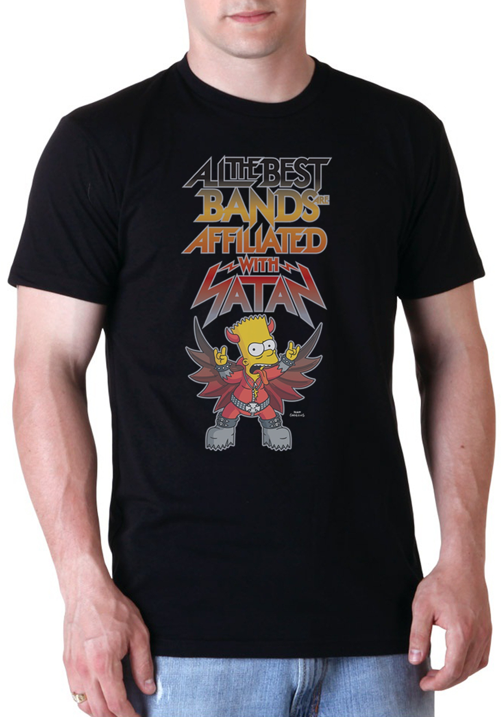 All The Best Bands T-Shirt , Simpsons Clothing