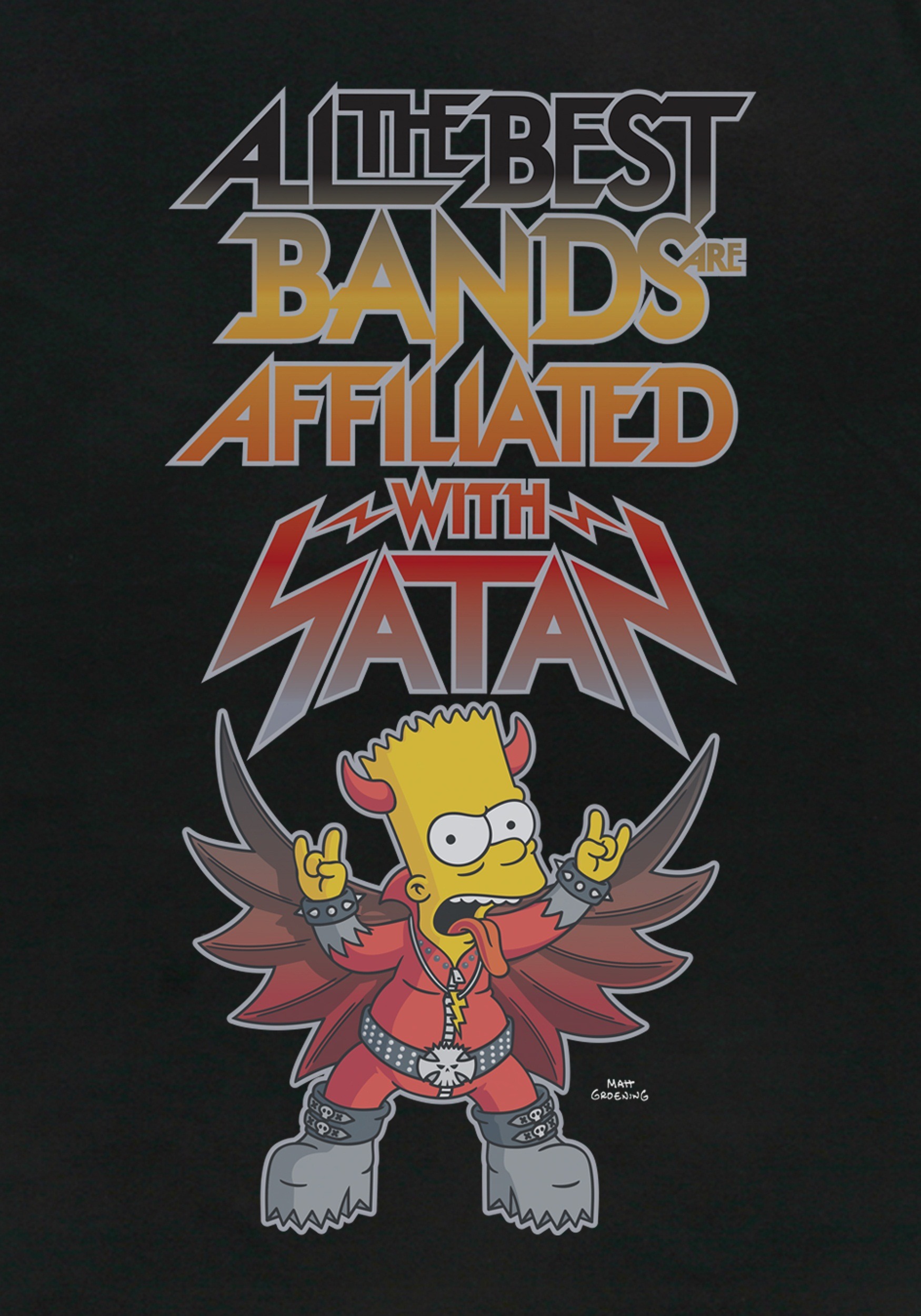All The Best Bands T-Shirt , Simpsons Clothing