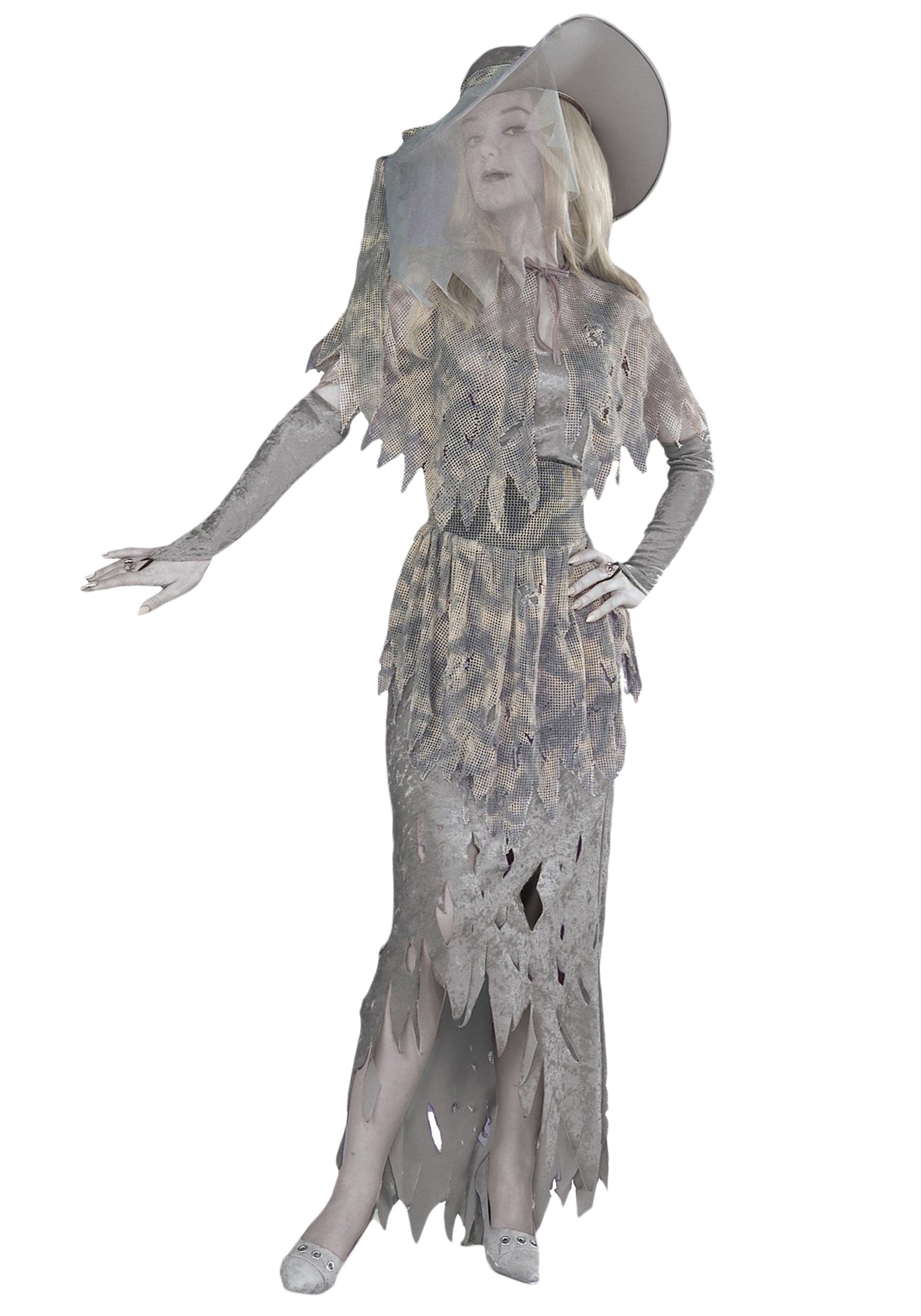 Spooky Ghost Women's Fancy Dress Costume