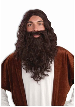 Mens Biblical Wig and Beard Set
