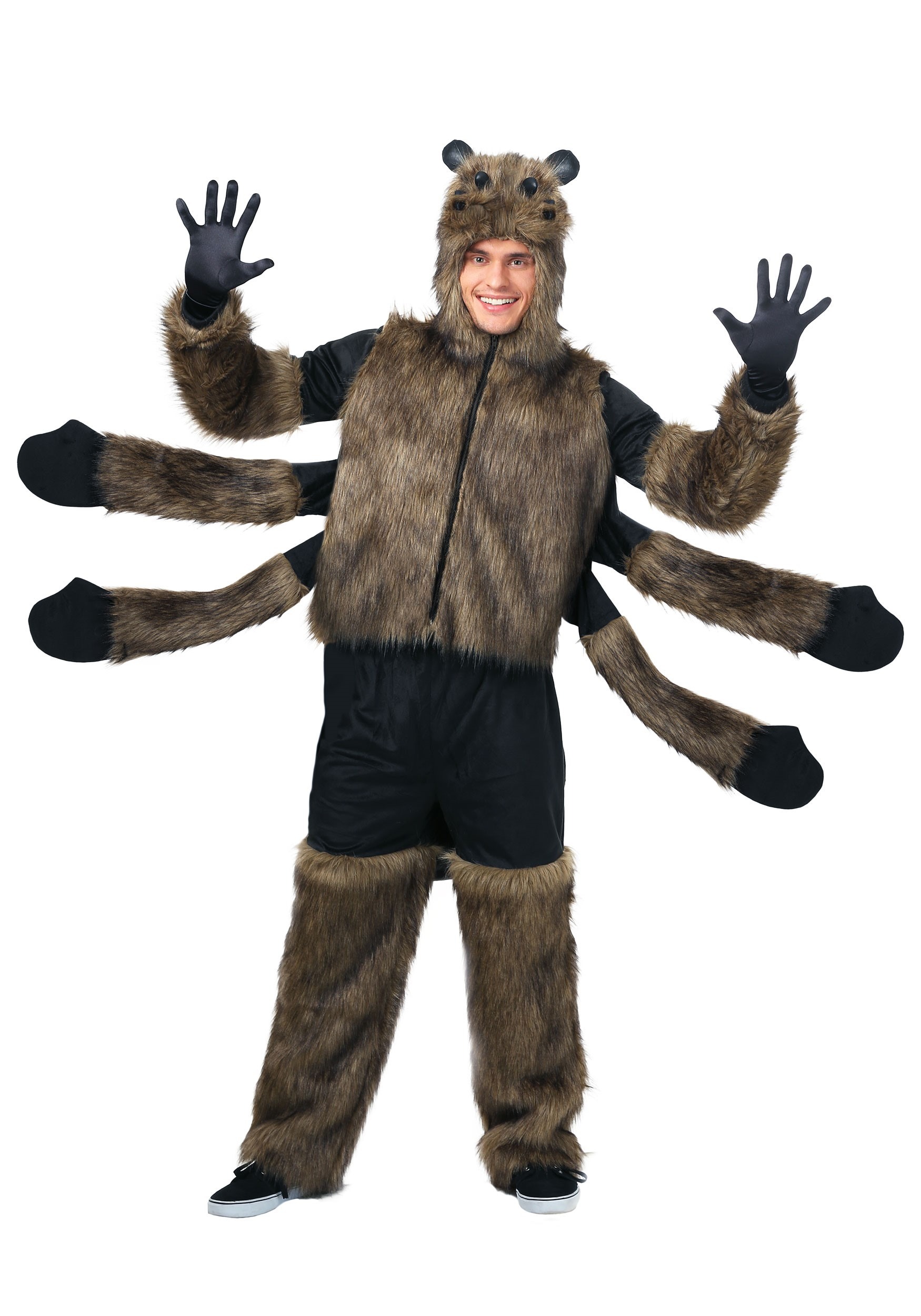 Adults Furry Spider Fancy Dress Costume