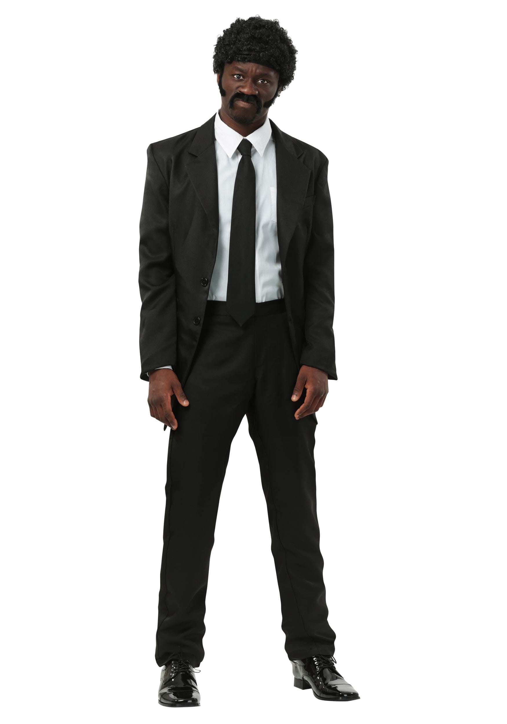 Mens Pulp Fiction Suit Fancy Dress Costume