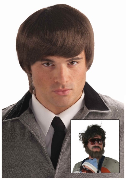 Mod Brown Men's Wig