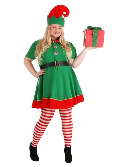 Holiday Elf Plus Size Costume