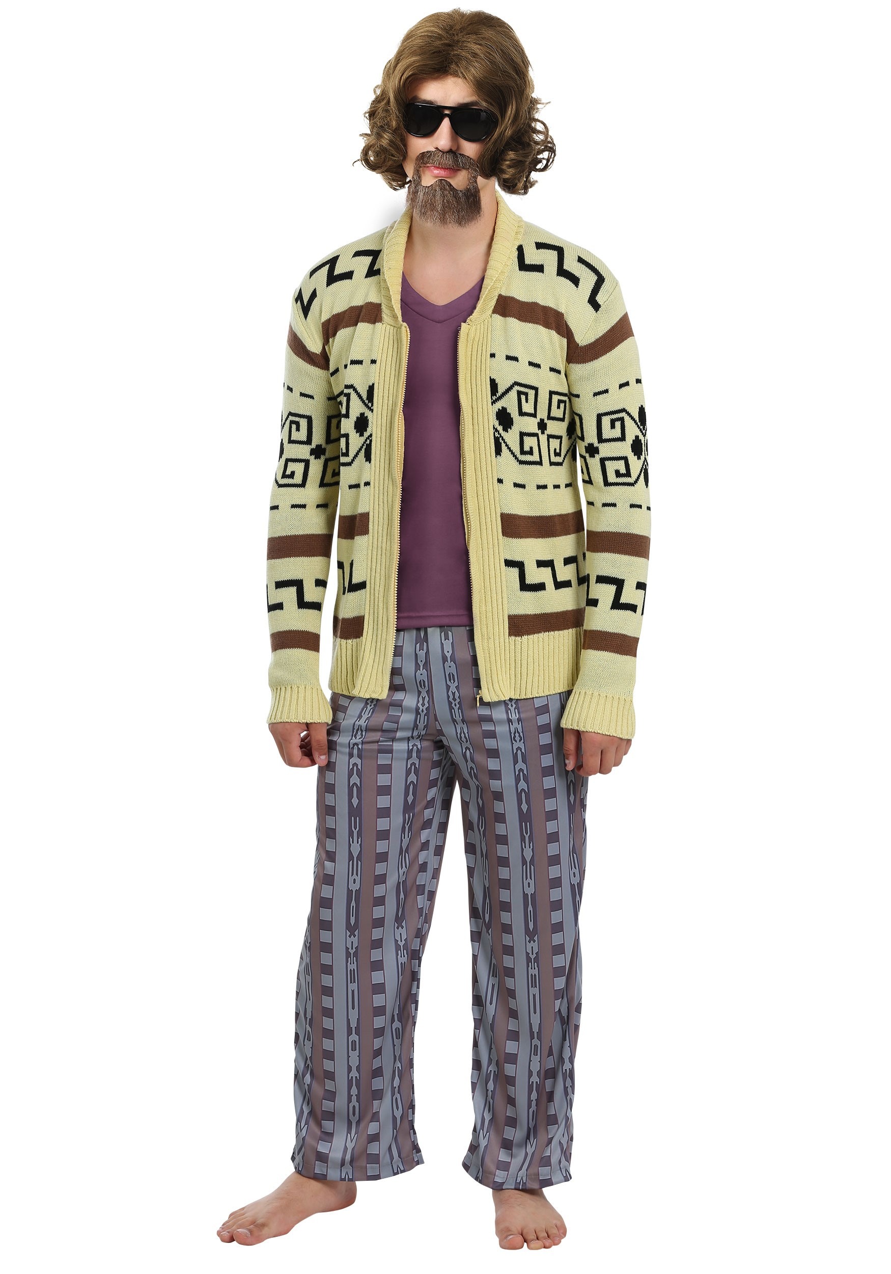 Photos - Fancy Dress BIG FUN Costumes  Lebowski The Dude Sweater  Costume for Men | M 