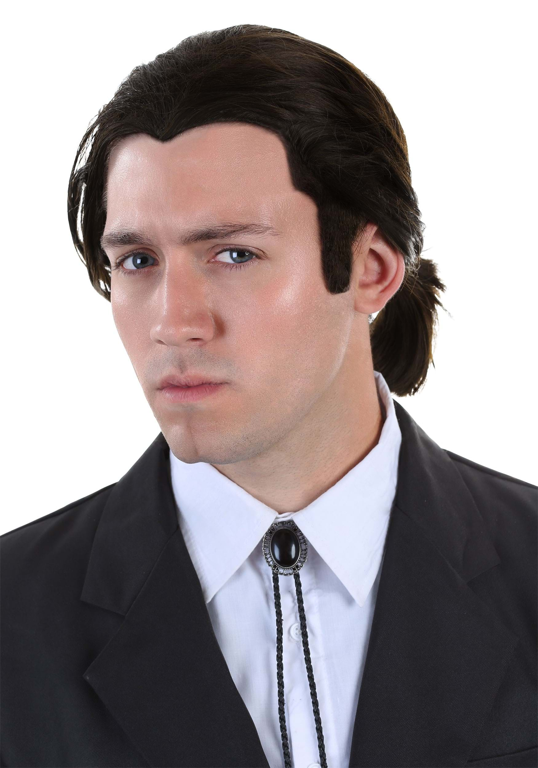 Pulp Fiction Vincent Vega Bolo Tie and Wig Set