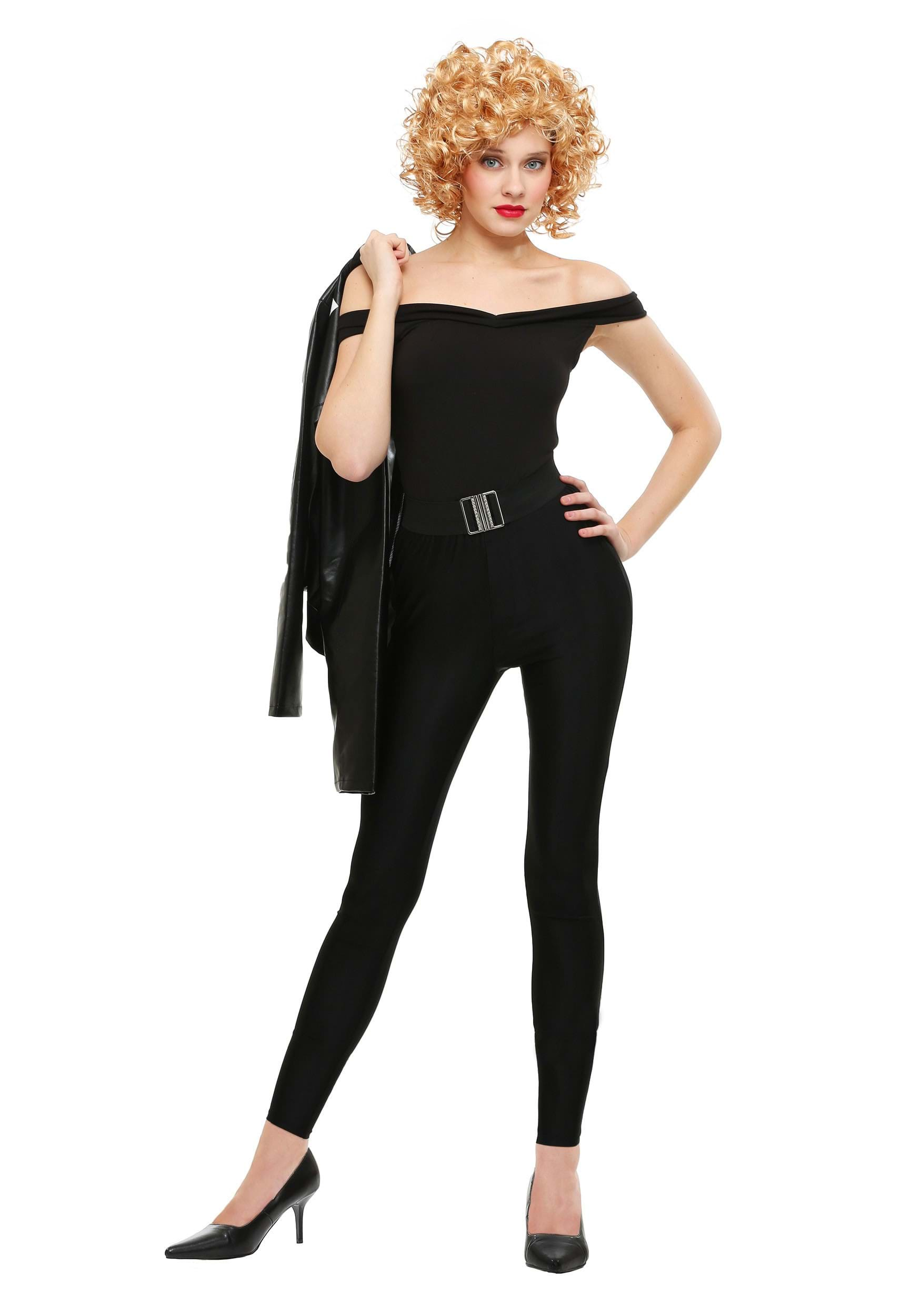 Grease Bad Sandy Fancy Dress Costume for Women