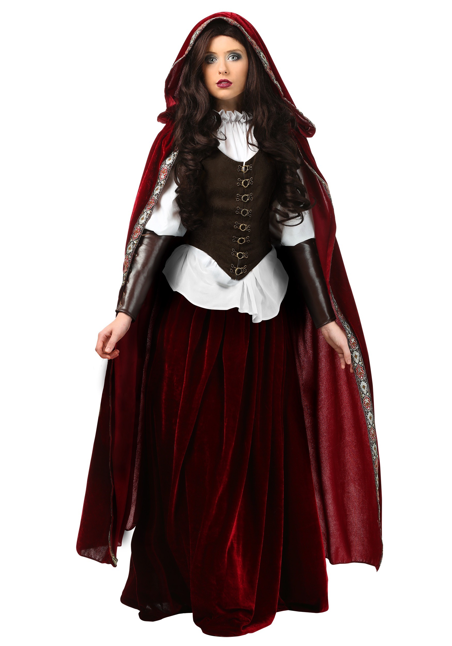 Photos - Fancy Dress Deluxe FUN Costumes  Red Riding Hood Plus Size  Costume for Wome 